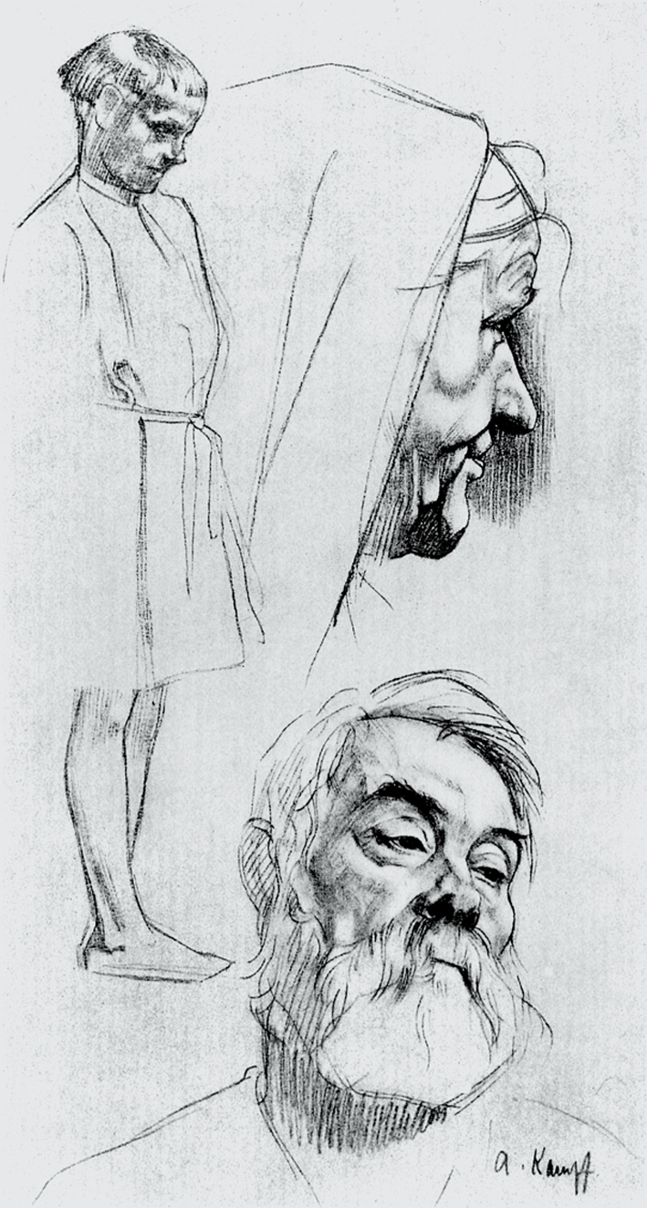  阿尔图尔·康波夫 Arthur kampf —— 两个头像和一个少年